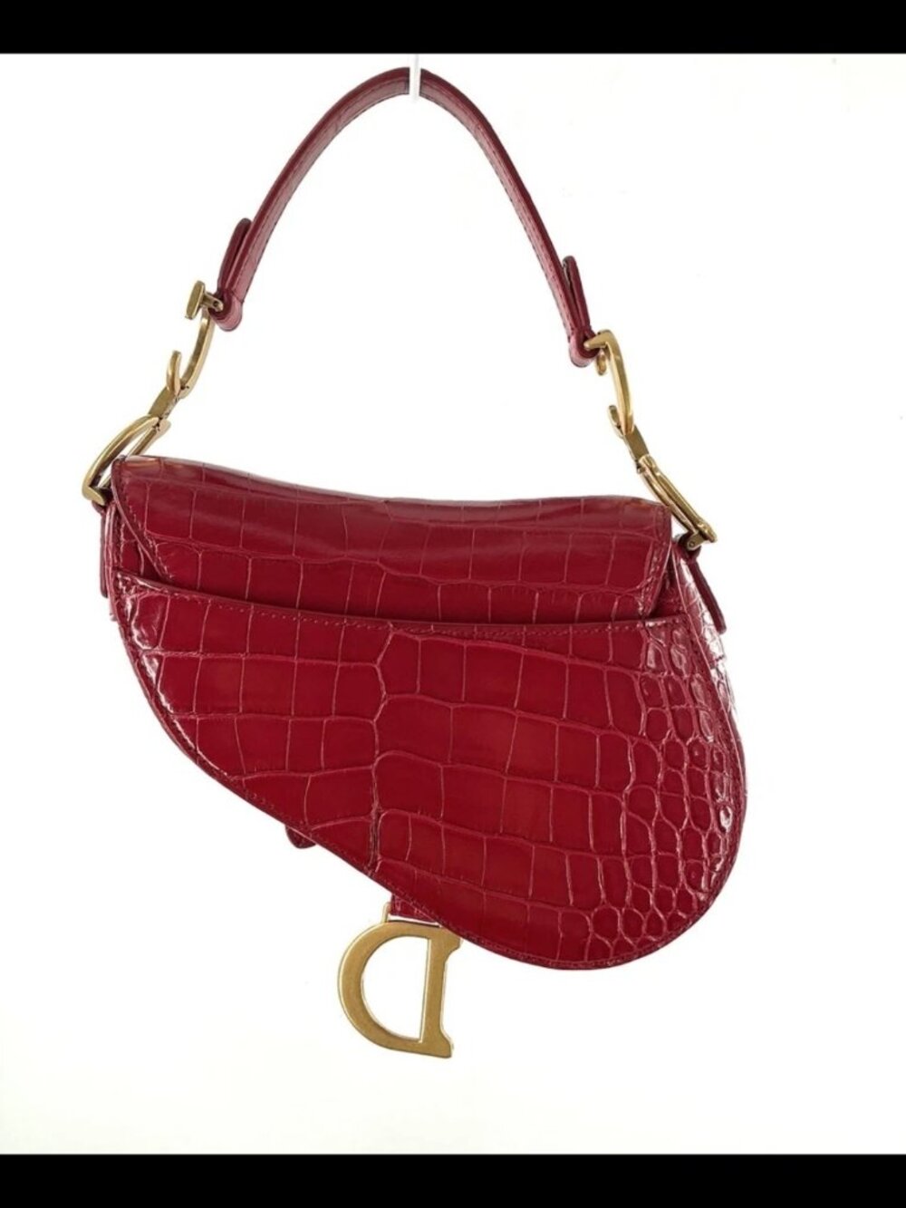 Christian Dior Mini Alligator Saddle bag - Picture 2 of 14